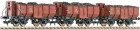 590103 Fleischmann Set of 3 coal loaded Gondola cars